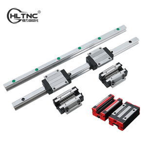 HLTNC HGR20 15 25 Riel de guía lineal cuadrado 2 piezas + 4 piezas HGHCA/HGWCC Flang Carros de bloque deslizante para enrutador - Product Image 2