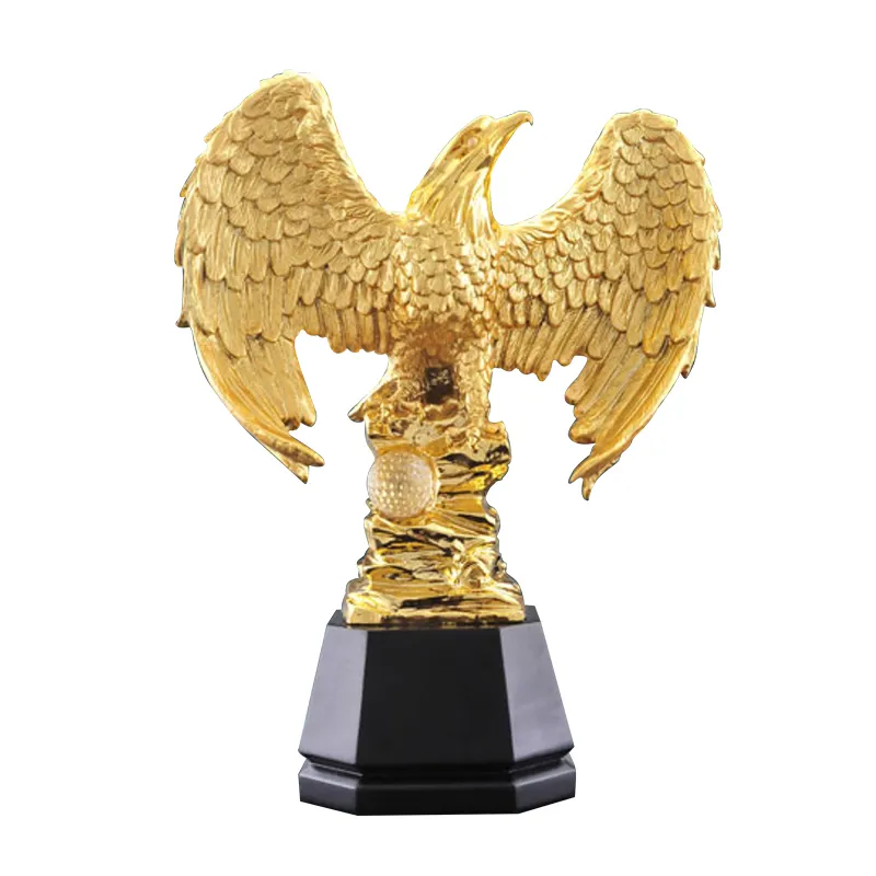 Tùy Chỉnh Poly Resin Hand Giải Thưởng Vàng Cho Lưu Niệm Thể Thao Danh Hiệu Cup Statue