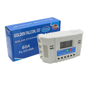 60A solare Charr Controller con MPPT di ricarica Display LCD 12V/24V sistema Volta nominale per 50A 40A 30A 20A 10A correnti - Product Image 5