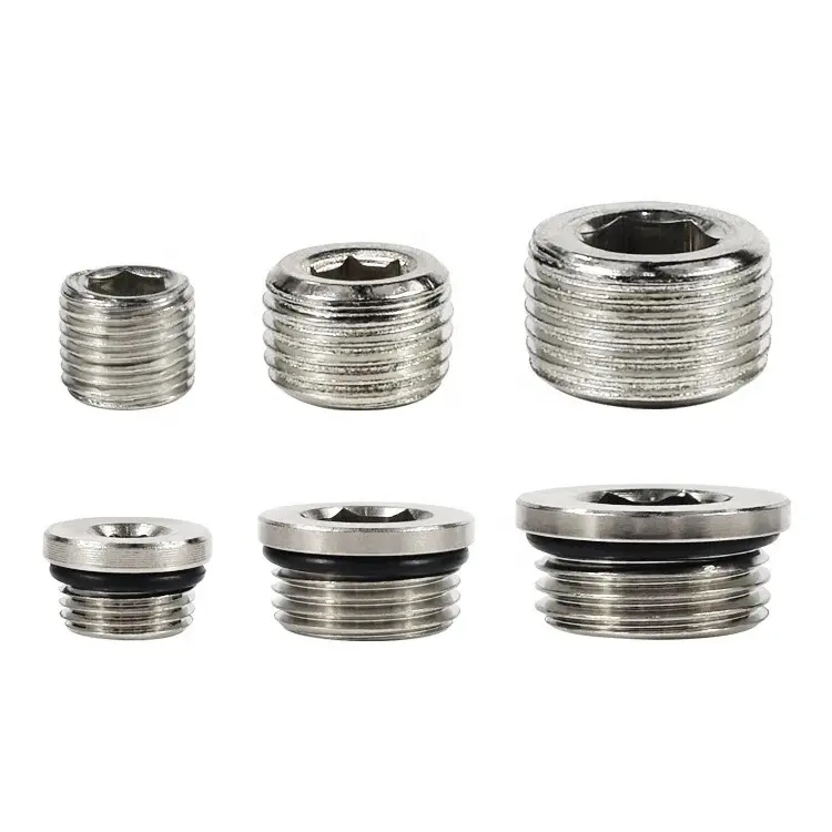 Нержавеющая сталь 201 304 с наружной резьбой tapa plug union nut