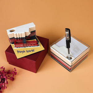 New Product 2025 Magic World <strong>Notepad</strong> <strong>Custom</strong> <strong>Design</strong> 3D Memo Pad Hary Potter <strong>Notepad</strong> Promotional Paper Carving Crafts <strong>Notepad</strong> - Product Image 5