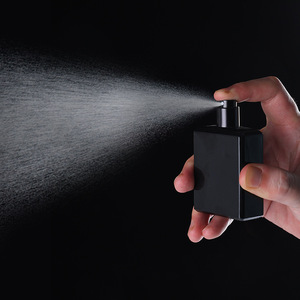 30 ml 50 ml 100 ml無料サンプル空の小さなつや消し黒ガラス香水瓶カスタムロゴ印刷付きカスタム - Product Image 2