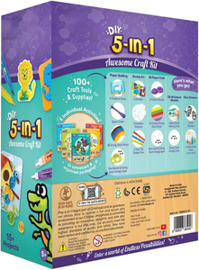 5合1超过15个项目令人敬畏的工艺套件-创意DIY工艺，儿童工艺套件 - Product Image 6