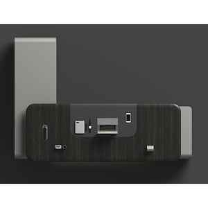 MDF de pintura moderna de gama alta 3200 con LED y escritorio CEO de sistema de alimentación para escritorio de computadora de oficina Boss - Product Image 4
