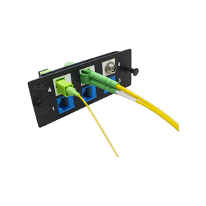 Adaptador de conector trapezoidal de fibra Tipo SC/LC/FC Módulo de acoplador a presión RJ45 Placa frontal de pared y panel de conexión - Product Image 6