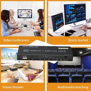Conmutador de vídeo 4 en 1 de alta calidad, 4 puertos, HDMI, 4x1, 8K, 60Hz, 4K, 120Hz, 4x1, 4 puertos con mando a distancia IR - Product Image 6