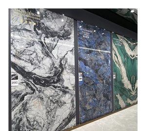 بلاط رخامي من الحجر المتلبد مضاد للخدش من أجل جدران الأرضيات ذات حركة المرور العالية لغرفة المعيشة لتناول الطعام في الهواء الطلق - Product Image 1