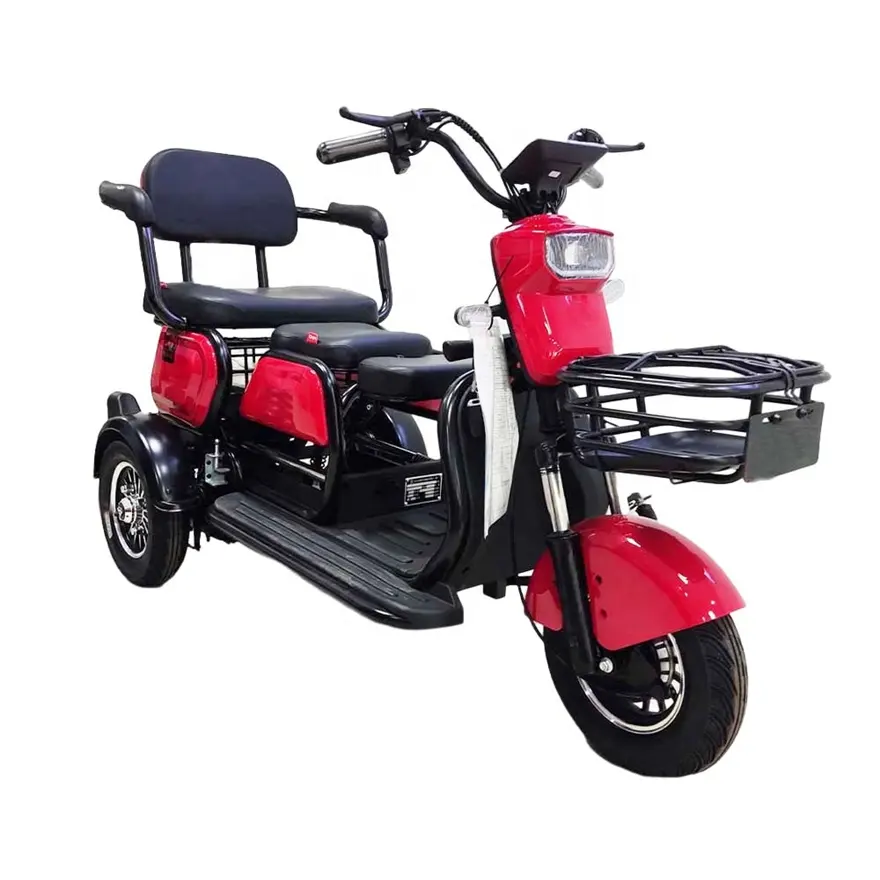 Commercio all'ingrosso Cargo Bike Snack Tuk esteso 1000 Watt pneumatico Scooter prezzo In egitto veicolo passeggeri moto elettrica