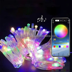 スマートRGBLedストリングライトAPP/コントロールLedライトストリング8M80ledバッテリーパックツリー屋外屋内用ウェディングライト - Product Image 3