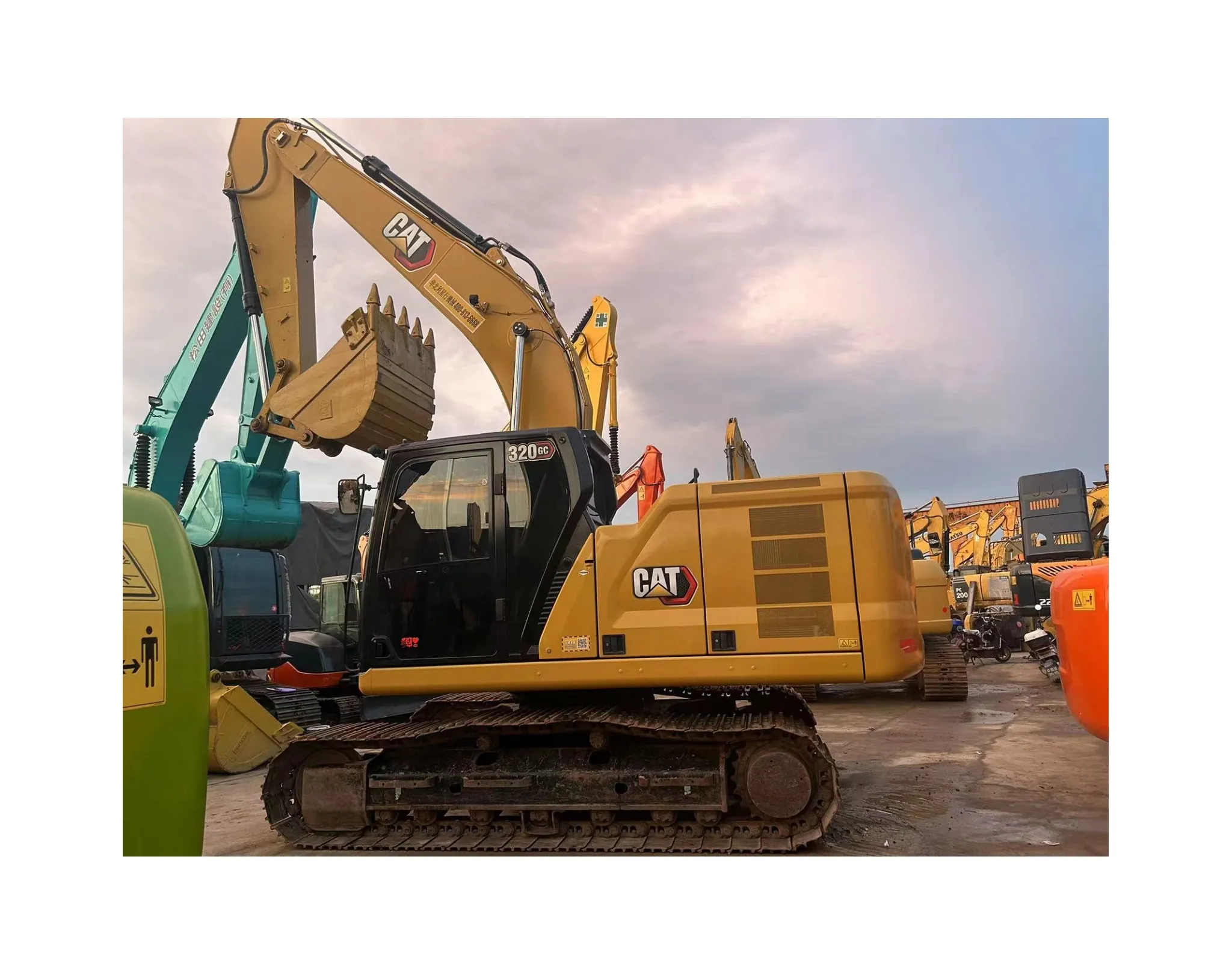 Bom desempenho Caterpillar CAT320GC escavadeira usada boa condição usada CAT320GC 20 ton escavadeira para construção baixo preço