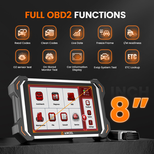 ANCEL DS600 BTフルファンクション34 + サービス双方向ECUコーディングキーマッチングOBD2診断ツールスキャナー1年保証 - Product Image 2