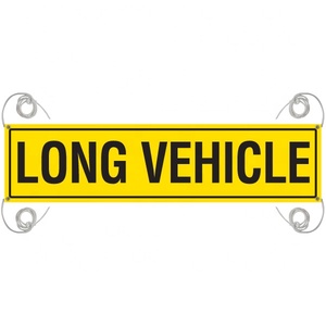 Dài Xe Trailer Road <span class=keywords><strong>Banner</strong></span> Tải Rộng Quá Khổ Tải Phía Trước Phản Quang Biểu Ngữ Strips Vật Liệu - Product Image 4