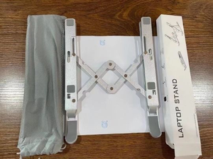 Soporte de aluminio para portátil y tableta, ajustable, plegable, para Macbook, PC - Product Image 6