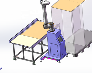 Factory 6 Axis Cobot Depalletizer 20KG 1854mm Collaborative-robots Cardboard Depalletizing Conveyor - Product Image 2