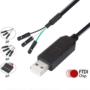 USB TTL 232R 3,3 V oder 5V zu DUPONT 3, 4, 6 Pin oder DB 9 Pin Programmier kabel Konvertierungs kabel - Product Image 2