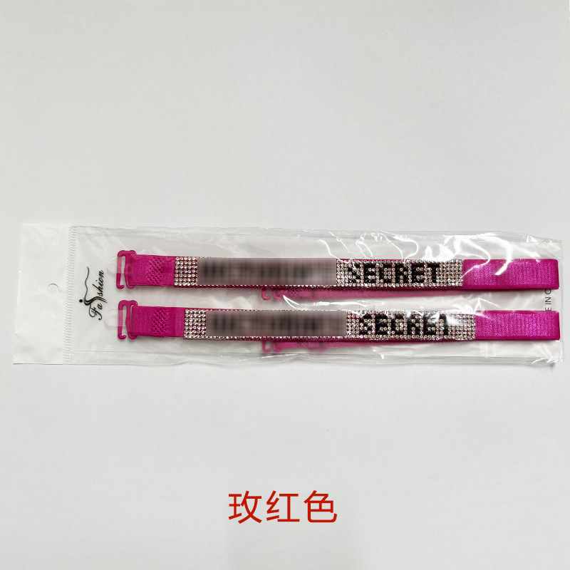 Victrias Secret con tracolla di diamanti - rosso rosato