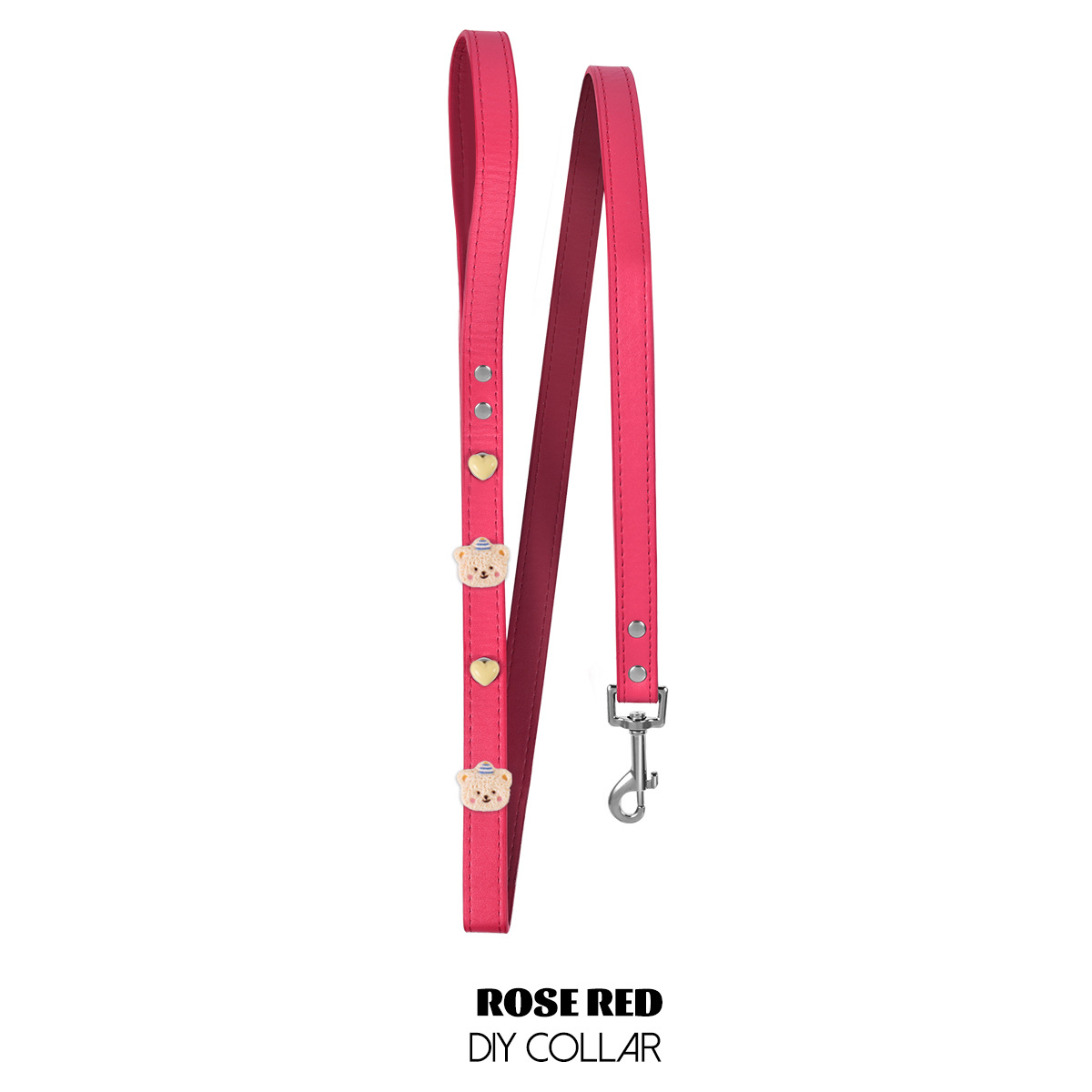 Rose red leash