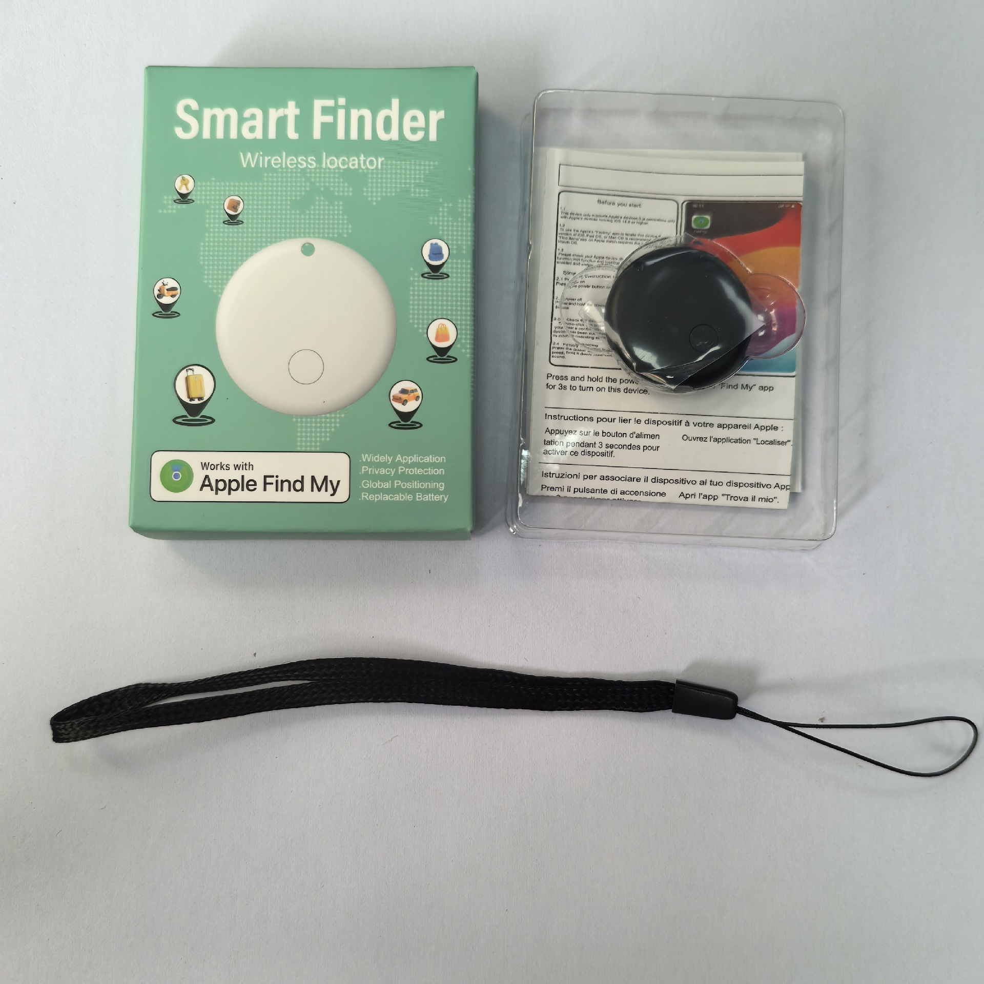 Black IOS Smart Tracker F08