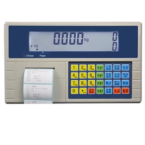 Bilancia con indicatore di pesatura dell'etichetta del codice a barre elettronico LCD/LED multi-chiave per la testa della scala industriale dello strumento - Product Image 2
