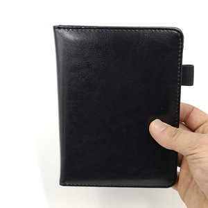 Пользовательский A6 Размер PU кожа бизнес Padfolio Compendium папка с логотипом напечатанный рекламный блокнот с пустыми блокнотами блокнот для заметок - Product Image 4