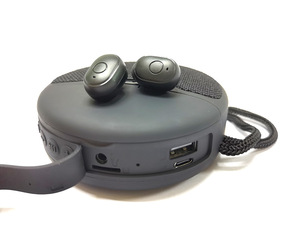 OEM Logo portatile 2-in-1 TWS per altoparlante Bluetooth e auricolari auricolari di dimensioni Mini per attività all'aperto uso del Computer all'ingrosso - Product Image 2