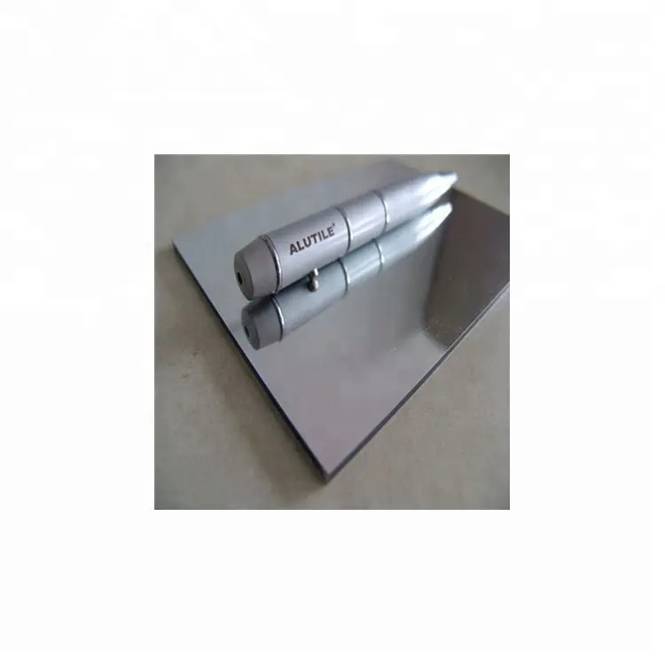 Feuille de miroir en aluminium réfléchissant poli argent 0.5mm, prix d'usine