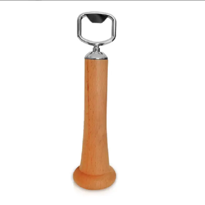 Ouvre-bouteille de batte de baseball en bois personnalisé domestique ouvre-bouteille de bière en métal