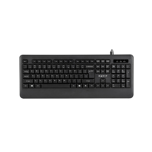 Havit KB253 104键迷你键盘有线电脑Usb端口办公室键盘 - Product Image 2