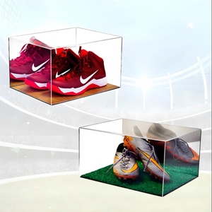 Jihong bán buôn LED <span class=keywords><strong>Acrylic</strong></span> Hộp Giày hiển thị đứng cho siêu triển lãm bụi che Vỏ <span class=keywords><strong>Acrylic</strong></span> có thể tháo rời kích thước tùy chỉnh - Product Image 4