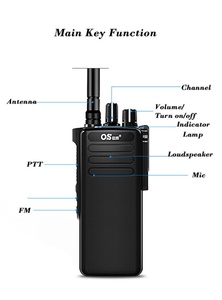 Os Walkie Talkie OS-8558 15Km Two <strong>Way</strong> <strong>Radio</strong> with <strong>Programming</strong> Cable and Earphone - Product Image 6