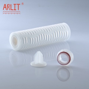 10&quot; X 69 mm PP Pleated 0.2 Micron <strong>Filter</strong> Cartridge 222 Flat pp Part for Pre-filtration of Beverage Oils Water Purifying - Product Image 4