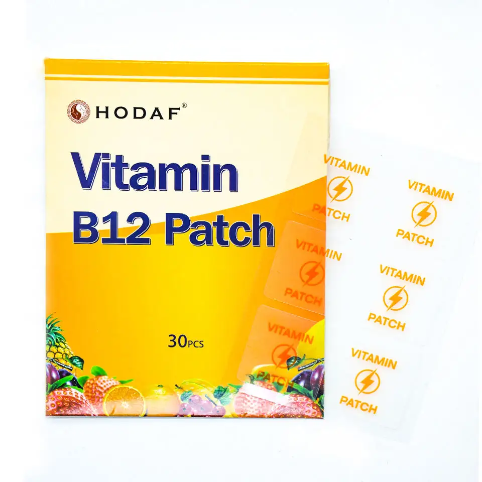 Health Care Supplies Energy Boost Vitamin B12 Patch Daily Supply Transdermal Vitamin Patch