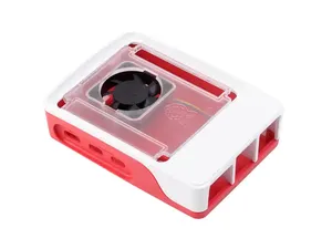EParthub-Funda oficial para Raspberry Pi 5, ventilador PWM con PIN GPIO, color rojo/blanco - Product Image 3