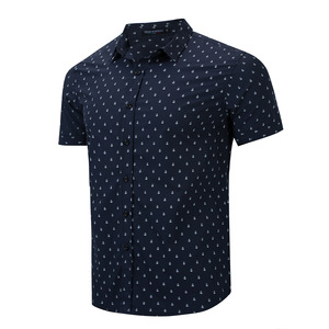 防缩快干涤纶男式t恤马球数码印花透气设计师男式衬衫 - Product Image 4