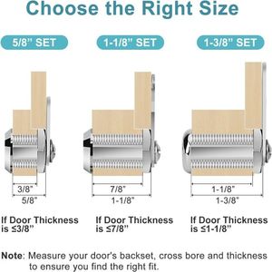 Toolbox <strong>Lock</strong> 5/8&quot; Cam Replacement <strong>Lock</strong> Hook Cam Keyed Tool Box <strong>Locks</strong> With <strong>Keys</strong> - Product Image 2