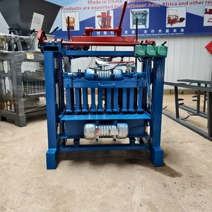 220V Manual Hollow Interlocking Concrete <strong>Block</strong> <strong>Machine</strong> with Core Mold Manual Concrete Brick <strong>Maker</strong> - Product Image 1