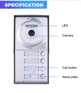 Paili <strong>2</strong> <strong>Way</strong> Color Villa <strong>Intercom</strong> <strong>System</strong> 7 Inch Monitor Video Door Phone for Smart Door Doorbell <strong>Intercom</strong> - Product Image 5