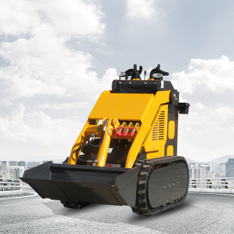 Shanding agricola cargador tractor mini skid steer loader with bucket mini skid steer mower mini skid