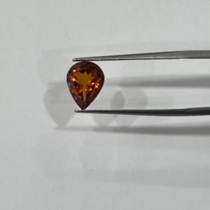 High Quality Natural Hessonite Gemstone Loose <strong>Pear</strong> Cut with Rich Brown Color Heat-treated African <strong>Origin</strong> Crystal Material - Product Image 5