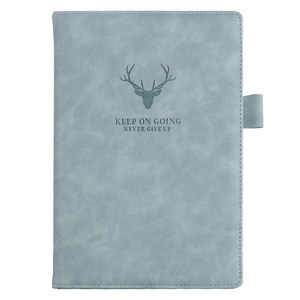 Kunden spezifisches Logo Corporate Luxus Tagebuch Business A5 PU Leder Hardcover Journal Notizbuch und Stift Geschenks ets für die Arbeit