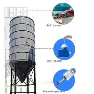 CE ISO 5-30ton Easy Installation Big Bag Cement <strong>Silo</strong> China Fly <strong>Ash</strong> <strong>Silo</strong> with Breaker