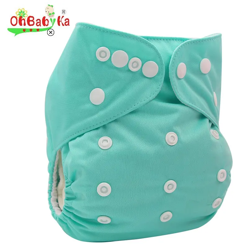 Ohbabyka, china fabricantes de fraldas de pano de algodão bebê fralda de bolso reutilizável lavável fralda de pano
