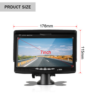 7 Inch TFT LCD Car <strong>Monitor</strong> - HD Waterproof Backup Camera System with IR Night Vision for Trucks, DVD/STB/Video Equipment - Product Image 6