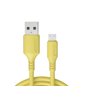 แจ็กเก็ต TPE USB ชาร์จเร็ว8 V8สำหรับโทรศัพท์ยาว1เมตร2เมตรสีดำแดงสีเขียวสดใส - Product Image 3