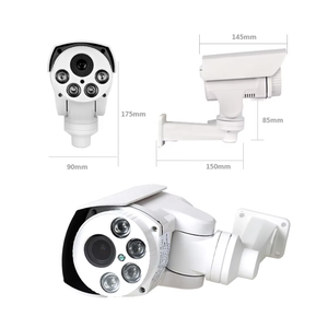 Vanhua 8MP 4K PoE IP PTZ Bullet Kamera mit 10X Zoomobjektiv und 4PCS IR Array LEDs unterstützen 60 Meter Nachtsicht bereich - Product Image 6