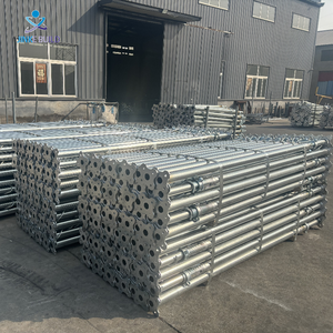 Heavy Duty Ajustable Telescópico Galvanizado Apuntalamiento Accesorios de acero Encofrado Andamio Soporte de construcción Construcción - Product Image 6