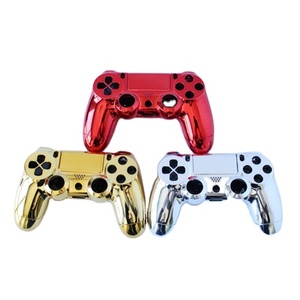 Carcasa personalizada para mando de PS4, carcasa cromada dorada - Product Image 1