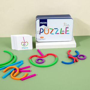 Children'<strong>s</strong> Thinking Logic Training Shape <strong>Cognition</strong> Thinking Inspiration Puzzle Early Education Wood Toys for Children - Product Image 2