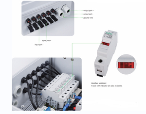 ソーラーボックスコンバイナー6入力Ip67dcコンバイナーボックスバッテリー用 - Product Image 4