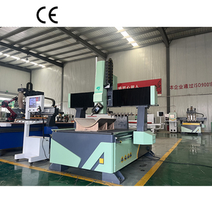 Enrutador Cnc Atc de 4 ejes 1414, modelo de máquina de carpintería con cabezal oscilante, se puede girar 180 grados a izquierda y derecha